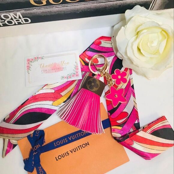 Accessories - Tassel Charm  Hot Pink